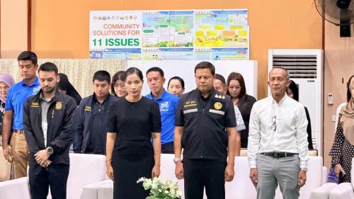 พช.สะเดา เข้าร่วมพิธีเปิดการจัดอบรมปรับตัวรับมือภัยพิบัติและการเปลี่ยนแปลงสภาพภูมิอากาศ สร้างชุมชนเข้มแข็ง "ไม่ทิ้งใครไว้ข้างหลัง"
